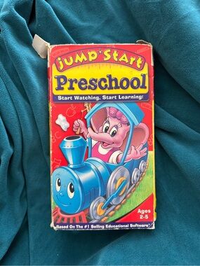 Jump Start Preschool VHS- who left the juice in the caboose? Vintage